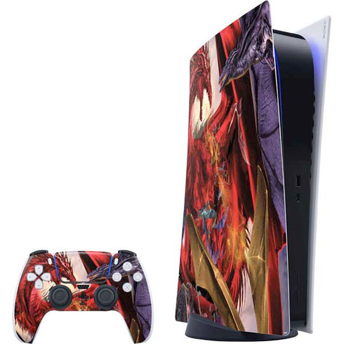 Dragon Battle by Ruth Thompson PlayStation PS5 Skins